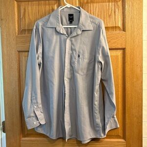 U.S. Polo Assn Wrinkle Free Men’s Dress Shirt Button Up Size L 34/35 16 16 1/2